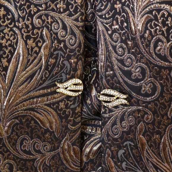 R&M Richards gold embellished top and jacket - Picture 3 of 4